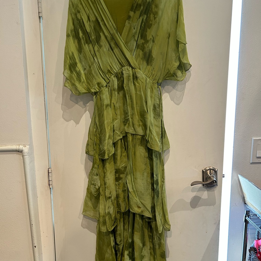 Elegant Green Women's Dress